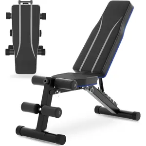 Adjustable Folding Weight Bench for  Gym, 660 lbs Capacity Multi-Functional Workout Bench Sturdy Durable for Full