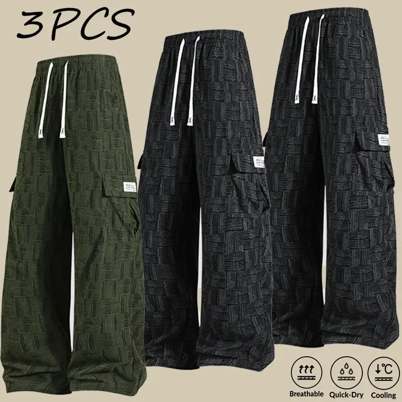 3-piece set: green + black + black