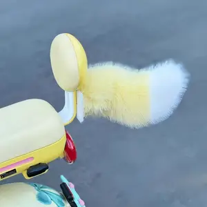 Electric Tail - Decorates Car Rear Covers Scratches with Adorable Cartoon Design for Kids