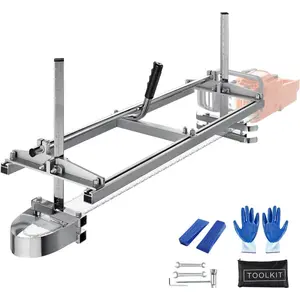 VEVOR Chainsaw Mill, Portable Sawmill 14-48 Guide Bar, Galvanized Steel Chainsaw Planking Mill with 0.2-11.81 Cutting Thickness, Wood Lumber Cross Cutting Saw Mill for Builders and WoodworkersVEVOR Super Brand Day