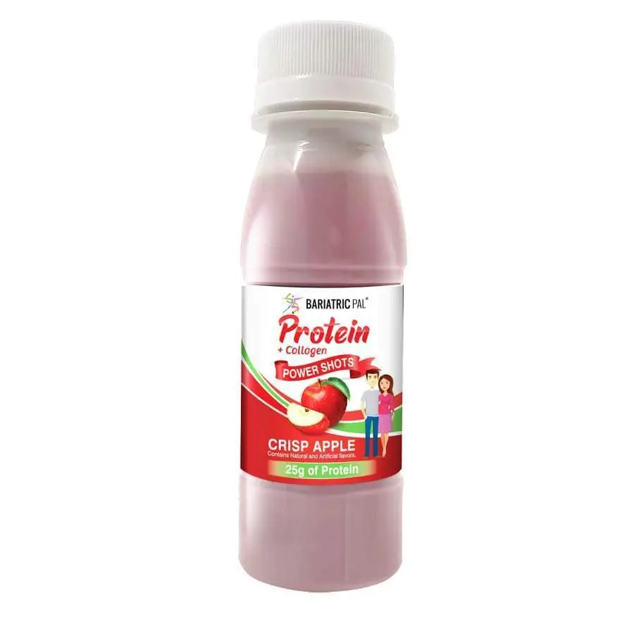 BariatricPal 25g Whey & Collagen Complete Protein Power Shots - Crisp Apple