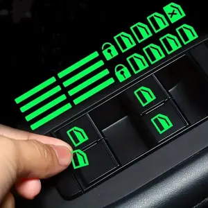 Car Luminous Car Sticker, Car Button Sticker, Car Interior Decorative Sticker, Car Accessories for Car Interior Decoration, Cute Car Decor, Car Decorations, Decal For Cars