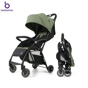 Baobaohao A10 Ultra-Light 4.6kg Travel Stroller for Baby & Toddlers, 3-Fold Compact Carry-On Baby Stroller with One-Hand Fold, Canopy, Storage Basket & Multi-Position Recline, 2-in-1 Stroller for Infants & Newborns 0-36 Months
