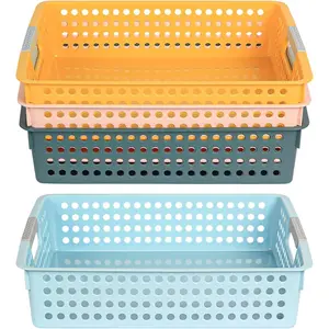4 count Classroom Organization and Storage Paper Tray Holds 4A,Paper Trays for Classroom ,Crayons,Handicrafts Storage,Also for Library, Drawers, Office, Kitchen, Bathroom