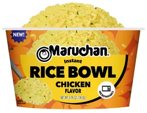 Maruchan Microwavable Chicken Rice Bowl, Instant Rice, 3.76 Oz, 6 Count