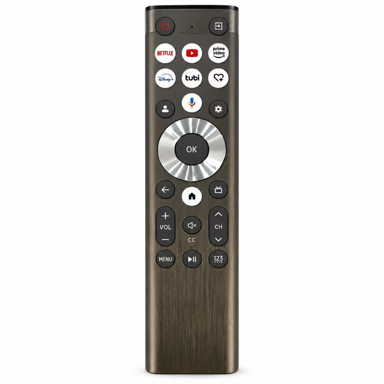 Universal Remote Control with Netflix, YouTube, and Tubi Buttons for Smart TVs and Streaming Devices