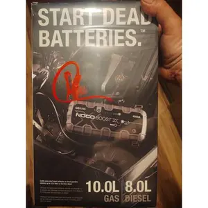 GBX155 4250A Portable Car Jump Starter, Safe Start Booster for 12V Vehicles, Power Bank with Cables, for Up to 10.0L Gas and 8.0L Diesel Engines