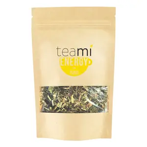 Teami Energy Tea Blend - All Natural Herbal Tea with Oolong, Yerba Mate, Goji Berry, Lemongrass, Peppermint Leaf, Rhodiola Rosea & Ginseng - 30 Day Supply