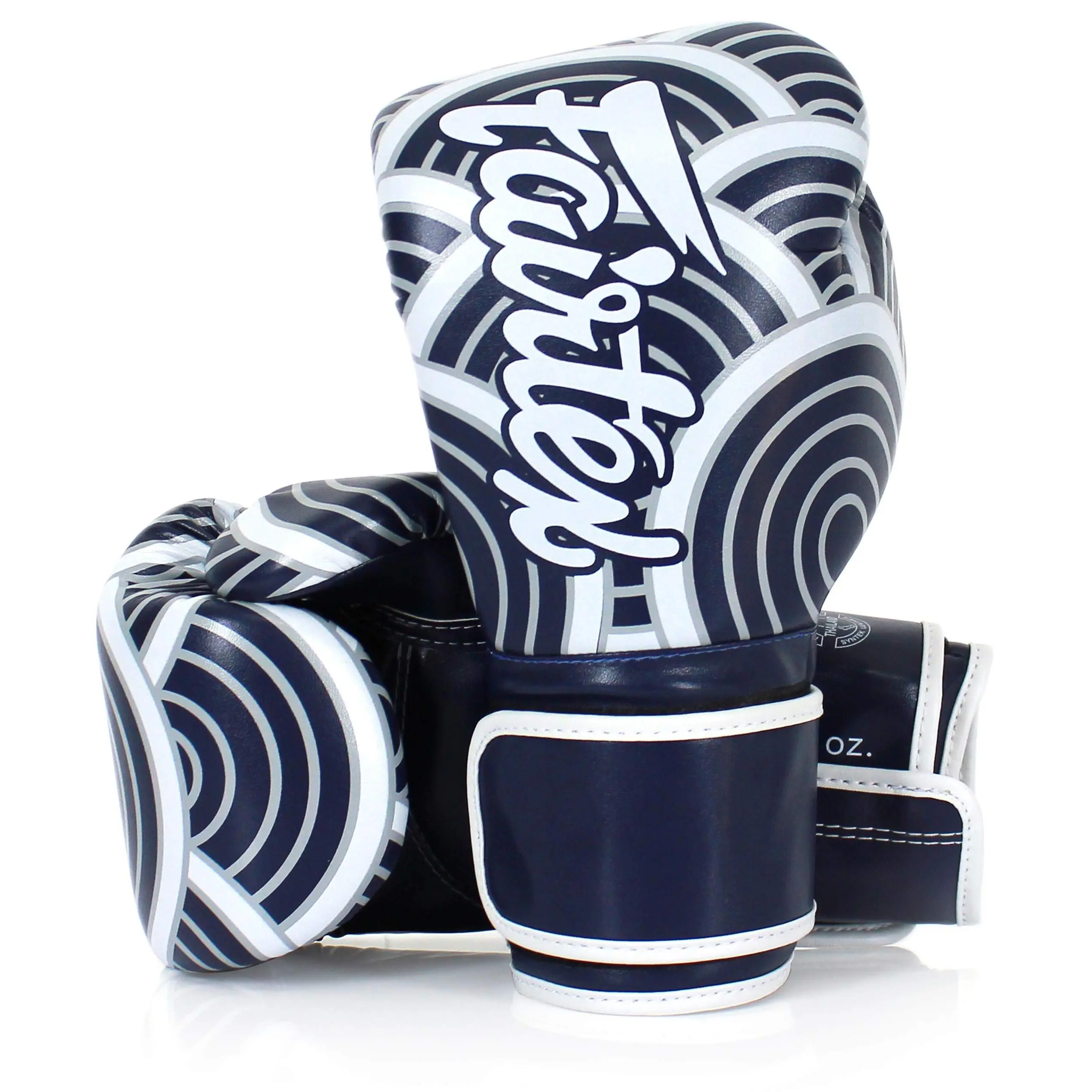 Fairtex BGV14BLU Muay Thai Boxing Gloves - Japanese Art The Wave Of Kanagawa 1829 Design, for Training, Protective Gear, Durable Sports Gloves