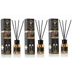 Best Reed Diffuser Set 55ML Aromatherapy Diffuser with Sticks - Calming Home Fragrance Air Diffuser for Bathroom, Living Room & Office - Gift Scented Oil