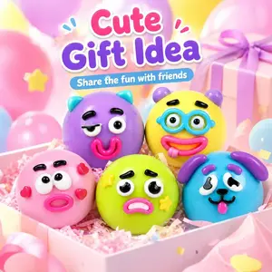 2026 NEW Smushers Squishy - Curiosities Smushers Dog Face Swap,Faces Sensory with Loads of Expressions Squishy Soft Moldable Cute Slow Rise Relaxing Sensory Fidget Relief for Adults Anxiety Relief