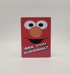 Are You Kidding Firefighter Aluminum Helmet Card - Durable 1mm Thick Metal with Heavy Duty Rubber Band & Magnet Option Available - Perfect for Firefighter Gifts