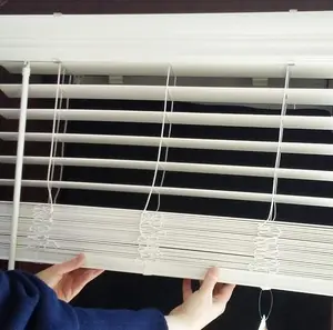 Cordless Light Filtering Mini Blind - 72 Inch Width, 64 Inch Length, 1" Slat Size - Pearl White - Cordless GII Morningstar Horizontal Windows Blinds for Interior by Achim Home Decor