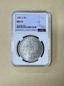 1881-S Morgan NGC MS65 San Francisco Silver Collectible