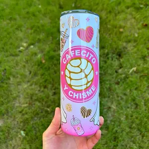 Cafesito y chisme 20oz tumbler - Perfect for your drink - Drinkware,,,,, add your name