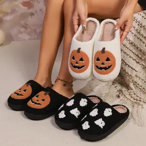 House Slippers for Woman Men, Womens Slippers on Fuzzy House Shoes Memory Foam Outdoor Indoor Warm Plush Bedroom Shoes with Faux Fur Lining Size