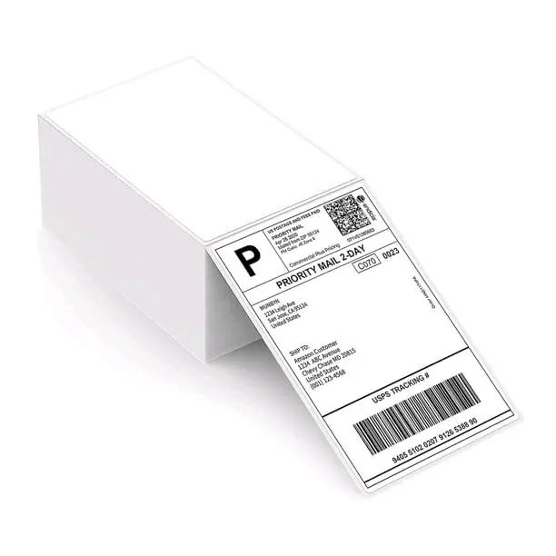 Etiquetas Térmicas Premium 4x6 para Envíos – Adhesivas, Compatibles con USPS, UPS, FedEx, Amazon y Shopify