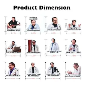 Room Decor Dr. Now Funny Quote Pattern Magnet, 7pcs/set Inspirational Refrigerator Magnet, Kitchen Decoration for Home Office Dormitory, Boyfriend Gifts, Halloween Accessories, Fall Decor, Birthday Gifts