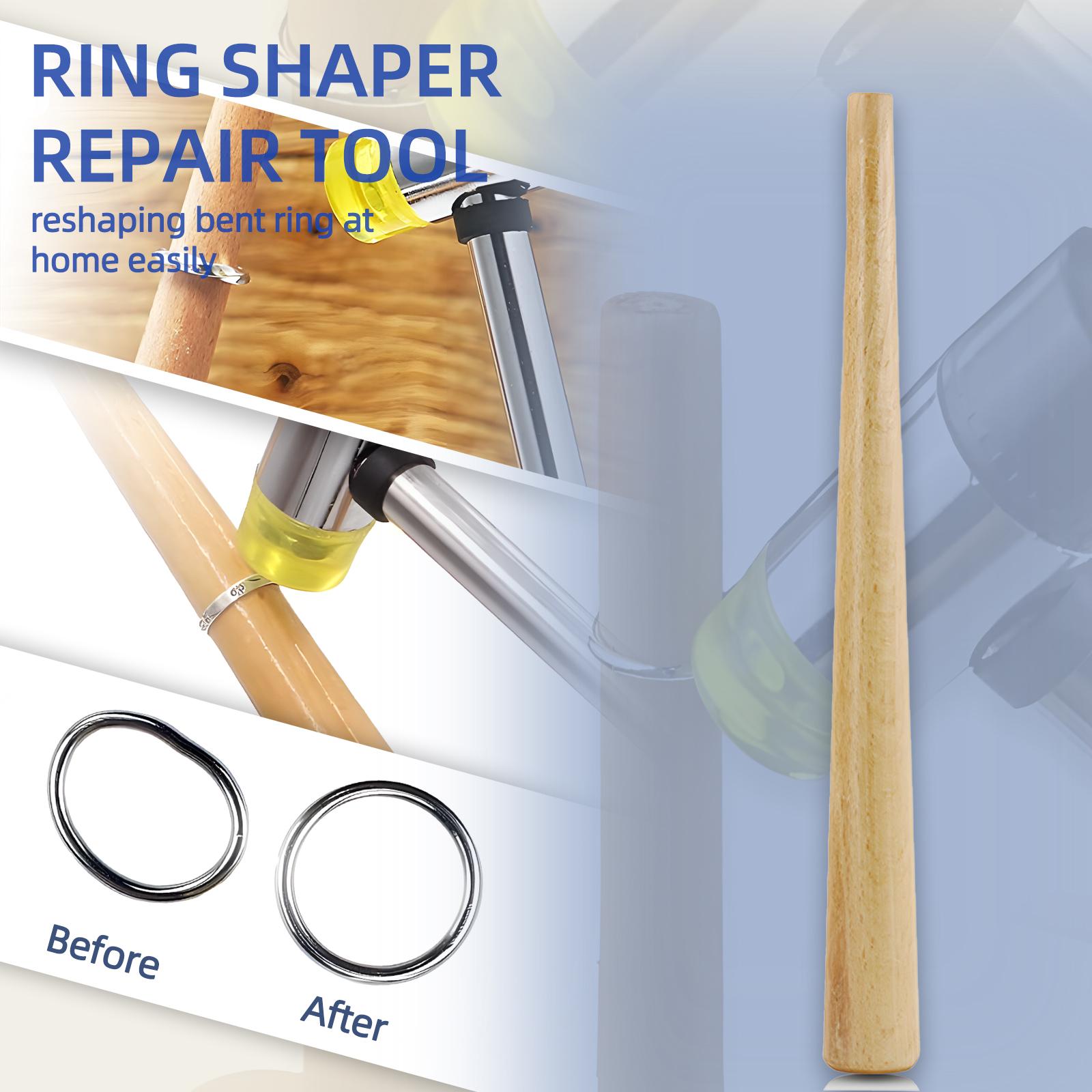 Ring Sizing Tool Kit - Complete Jewelry Making Set with Mandrel, Hammer, Ring Gauges & Polishing Tools