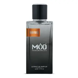 Raw Rage Perfume For Women & Men - MOD Fragrances - 50ml Extrait De Parfum - Cinnamon, Cardamom, Orange Blossom, Bergamot, Bourbon Vanilla , Vanilla, Musk, Praline, Guaiac Wood, Ambroxan, Tonka