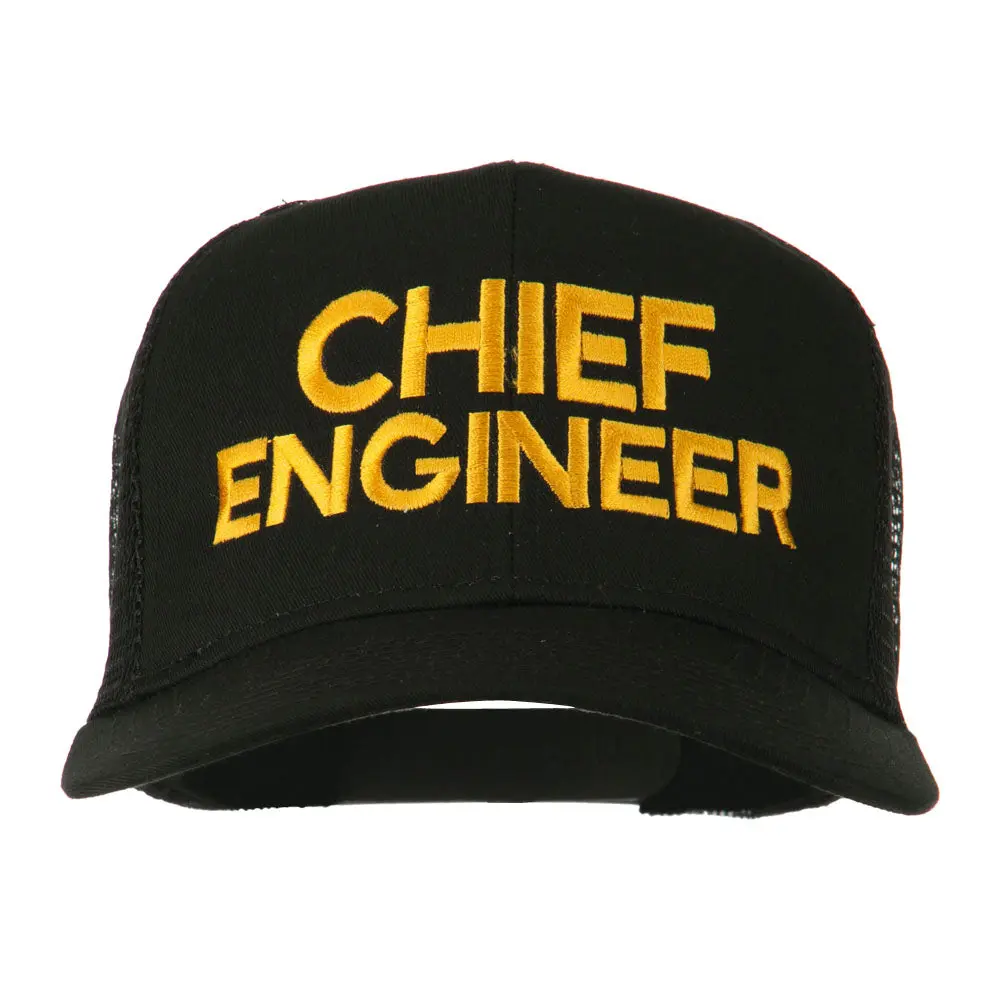 Chief Engineer Embroidered Twill Mesh Cap