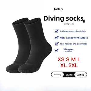 Men's Diving Socks Swimming Warm Deep Dive Snorkeling Socks Waterproof Long Tube Anti-Slip Wear-Resistant Beach Socks head  gear  rugby visual  snow  glasses air  goggles hobby  horse  riding real  odm Thick Wool Knee Warmer Sleeve f7  helmet 16  guard sa