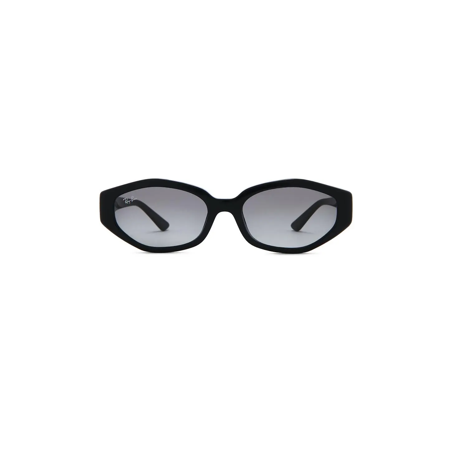 Ray-Ban Square Sunglasses in Gradient Grey & Black&