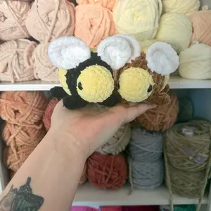 Mini Chubby Bee Handmade Crochet Plushie