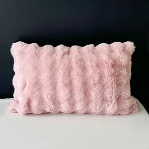 Plush Pillow Cover, Soft Plush Material, Comfortable & Durable Design, Perfect for Home Decor, Available in Multiple Sizes, Cushion Slipcovers