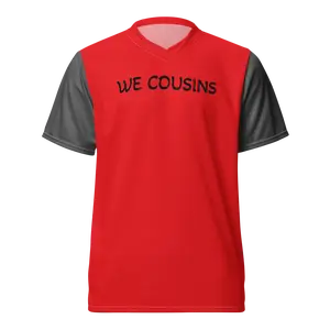 Gray/Red unisex jersey