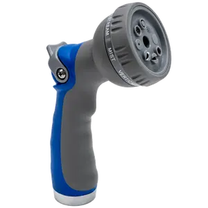 VIKING Hose Nozzle, Garden Hose Nozzle with 8 Spray Patterns, Adjustable Heavy Duty Thumb Control for Washing Car, Watering Plants, Washing Pets, and Home Use