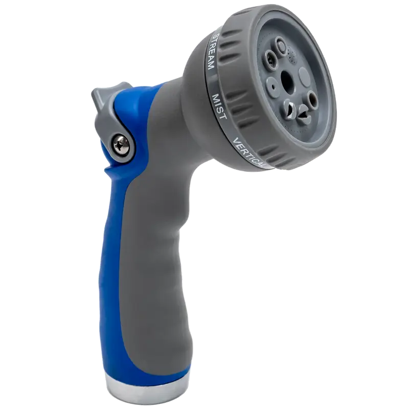 VIKING Hose Nozzle, Garden Hose Nozzle with 8 Spray Patterns, Adjustable Heavy Duty Thumb Control for Washing Car, Watering Plants, Washing Pets, and Home Use