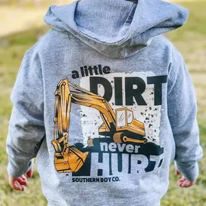 Little Dirt Never Hurt Kids Hoodie, Southern Boy Co Tee, Toddler Boy Clothing Stuff, Boy Sweatshirt, Youth Hoodie, Gift For Son