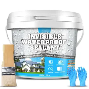 Sealant - 35oz Water-Based Transparent  Coating, Invisible Water Proof Agent Indoor & Outdoor, Anti-Leakage Water Sealant for Roofs, Walls, Bathroom, Kitchen, Terraces, Garden