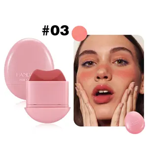 Handaiyan Single Color Nude Matte Blush, Lip & Cheek Duo, 5 Colors Stone Finish, Makeup for Lips and Cheeks, Beauty Cosmetics, Beauty Essential