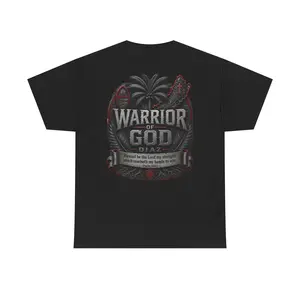 Warrior of God Tee — Faith-Based Christian Graphic T-Shirt