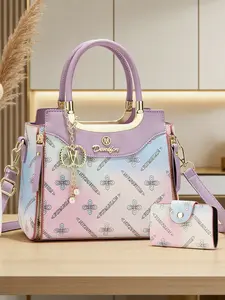 Elegant ladies' handbags, high-quality tote bag covers, buy a large bag and get a card holder free, exquisite ladies' large-capacity messenger bags, lightweight and spacious bags, highly practical birthday gifts/Valentine's Day gifts/Mother's Day gifts, s