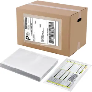 Packing List Envelopes, Clear 6” x 9” Self Adhesive Shipping Labels Envelope Pouches (200 PCS)