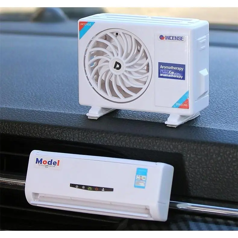 Car Outlet Air Conditioner Mini Air Conditioner model Diffuser for Car Air Vents Long Lasting Interior Decoration Perfume Interesting Accessory Cute Decor Car Aromatherapy Dollhouses