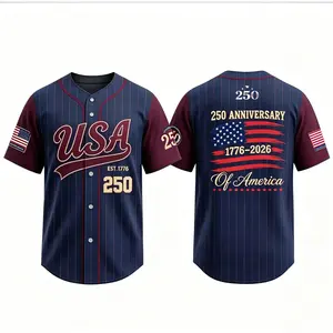 Patriotic 4th of July Shirt | Baseball Jersey |  Baseball Mom & Dad Gift | 250th Anniversary Gifts | Retirement Jersey#TikTokMadeMeBuyIt #USA250 #PatrioticEagle #1776To2026 #IndependenceDay #AmericanPride#250th Anniversary #PatrioticTee