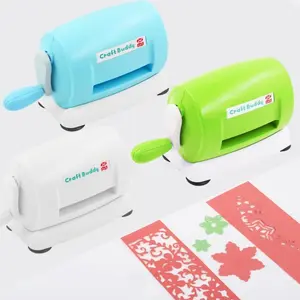 1PC Hand-Cranked Embossing Machine, , Scrapbooking Die-Cut Machine, DIY Craft Punch Cutter Mold Tool, Manual Flower Rolling Press, Ideal for Handmade Projects, Paper Crafting Machine, Paper Dip Tool, Back To School, Party Supplies, Holiday supplies