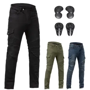 Motorcycle Protective Pants Biker Motorbike Armored Riding Jeans for All-Weather Urban-Ready Streetwear Trouser