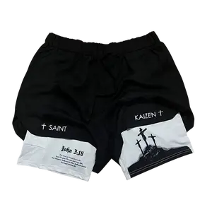 Crucifixion Performance Shorts - Black