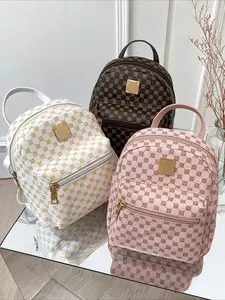 2026Women's Floral Backpack Casual Style, All-Seasons Design, Pockets Included, Fashionable Student Bag, Batch Number, Stylish Daypacks