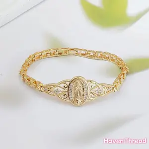 Bracelet for Women-14k Gold Plated Bracelet,Hypoallergenic Non Tarnish Trendy Jewelry, Bracelets Gifts for Her