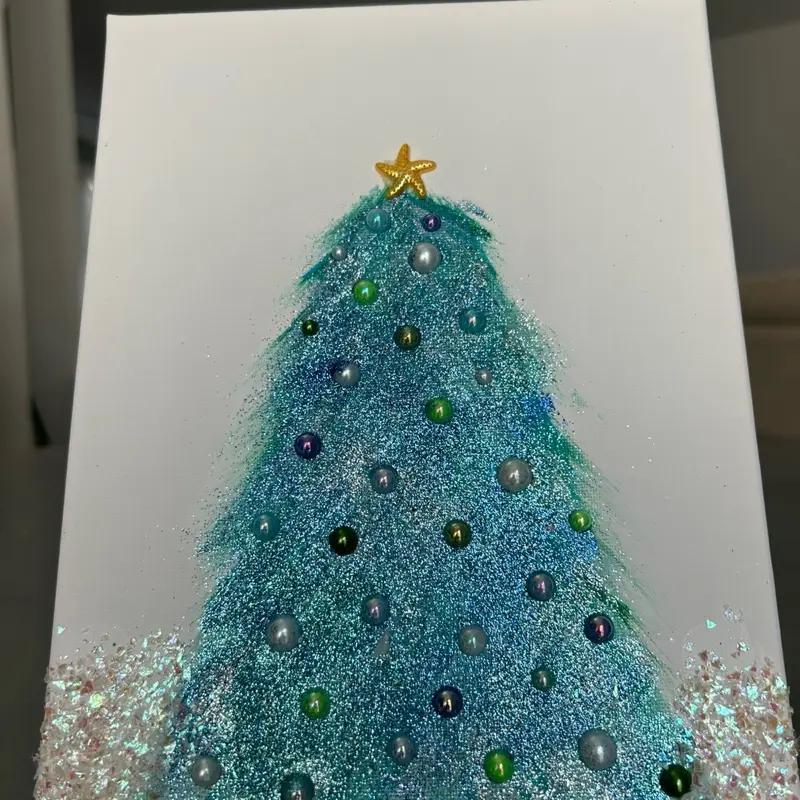 Bedazzled Christmas tree