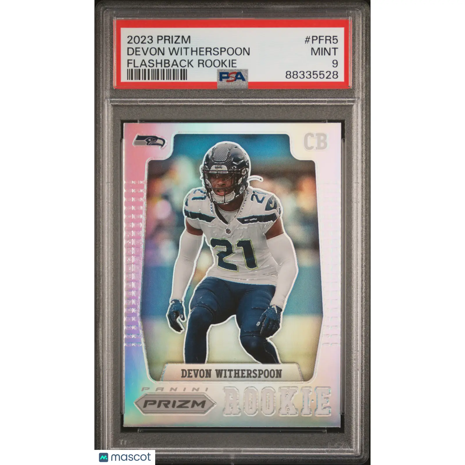Devon Witherspoon PSA 2023 Panini Prizm Prizm Flashback Rookie #PFR5 9