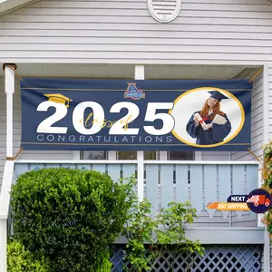 Custom Graduation Banner with Photo, Graduation Banner, Grad Decor, Banner With Your Picture, Add Your Picture & Class Year, Graduation Party, Custom Vinyl Banner, Graduation Yard Sign, Graduation Decorations