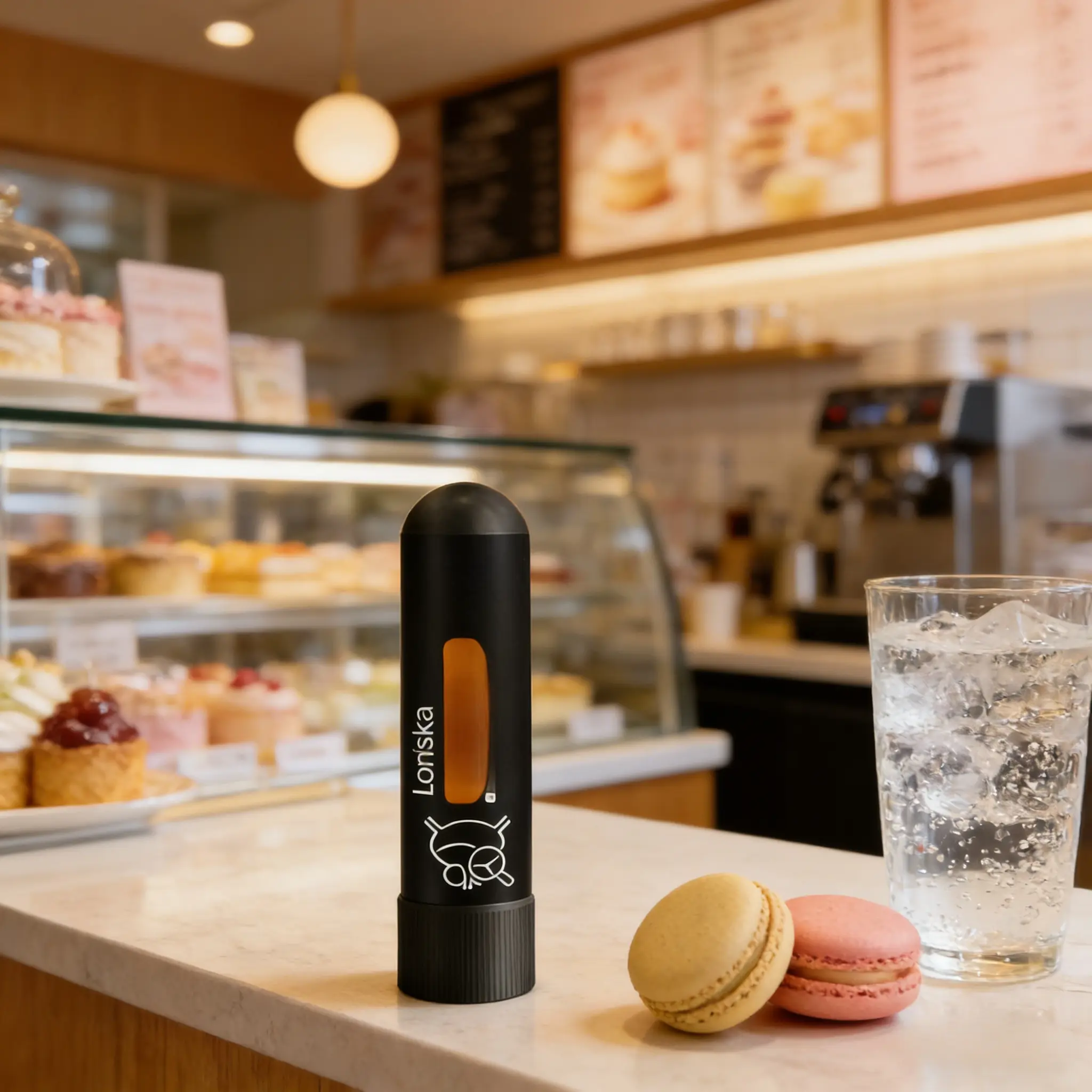 Portable mini fragrance dispenser! Fill it in your bag to top up the fragrance anytime!
