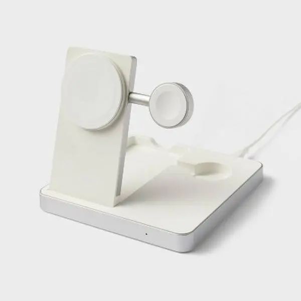 3 in 1 Charger for iPhone Watch and AirPod - heyday White